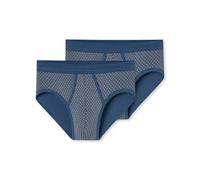 Schiesser Men's 2 Pack Sports Briefs with Fly - Classic, Brown_172691, 6