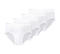 Schiesser Men's 2 Pack Sports Briefs with Fly - Essential Double Rib
