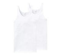 Schiesser Men's 2 Pack Undershirt Sleeveless - Essential Fine Rib