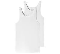 Schiesser Men's 2 Pack Undershirt Sleeveless Organic Cotton - 95/5 Organic