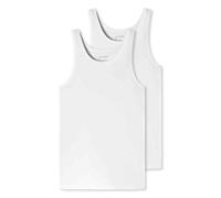 Schiesser Men's 2 Pack Undershirt Sleeveless Organic Cotton - 95/5 Organic