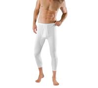 Schiesser Men's Hose 3/4 Thermal Bottoms, White (100-White), M