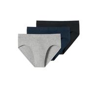 Schiesser Men's 3 Pack Underwear Briefs with Soft Waistband, Organic Cotton, 95/5 Organic