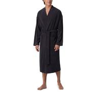Schiesser Men's Bathrobe 125 cm Length-Light Terry Cloth Organic Cotton, Anthracite_181536, XL