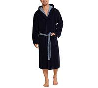 Schiesser Men's bathrobe, Dark blue 803 I, XX-Large