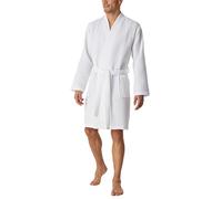 Schiesser Men's Bathrobe Waffle Pique 100 cm Length Organic Cotton