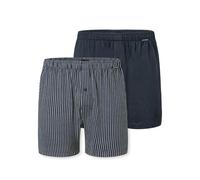 Schiesser Men's 2 Pack Boxershorts Baumwolle Jersey Weich Multipack-Jerseyboxer Boxer Shorts, Sort 2_182427, 6