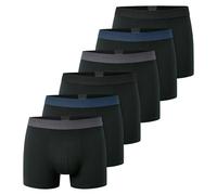 Schiesser Men's Boxershorts, 6 Pack - "95/5", Trunks, Cotton Stretch, Logo...