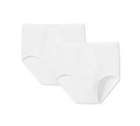 Schiesser Men's Brief - Original Double Rib, Cotton, 1 2 3 4 5 Pack, White ...