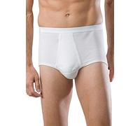 Schiesser Men's Brief-5046 Boxer Briefs, Opaque, White (100-White), L