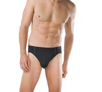 Schiesser Men's Essential Slips 3-Pack Solid - Black