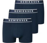 Schiesser Men's Herren 3 Pack Boxershorts Bio Baumwolle Multipack - 95/5 Organi