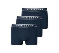 Schiesser Men's Herren 3 Pack Boxershorts Bio Baumwolle Multipack - 95/5 Organic Boxer Shorts (Pack of 3)