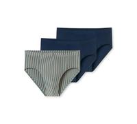 Schiesser Men's Herren 3 Pack Unterwäsche Slips mit Weichem Bund Bio Baumwolle-95/5 Organic Briefs, Assorted 12_180841, 9