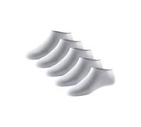 Schiesser Men's Herren 5 Pack Sneaker Socken Füßlinge Sportsocken-Stay Fresh Socks, Weiß, 43/46 (Pack of 5)