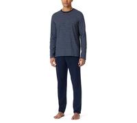 Schiesser Men's Herren Schlafanzug Lang-Nightwear Set Pajama, Admiral_182197, 110 cm