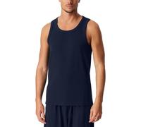 Schiesser Men's Herren Tank Top Doppelripp Organic Cotton 150 Years Base Layer, Admiral_183219, 38