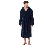 Schiesser Men's Hooded Bathrobe - Essentials, Terry Cloth, Cotton