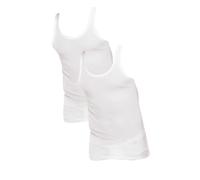 Schiesser Men's Jacket 0/0 Double Pack Vest White M EU