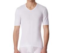 Schiesser Men's Jacket 1/2 Undershirt, Opaque, White (100-White), M