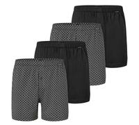 Schiesser Men's Jersey Boxers, 4 Pack - 4 Pack Boxers, Cotton,...