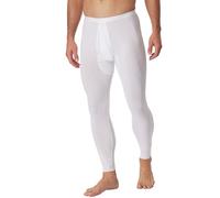 Schiesser Men's Long Johns with Fly - Original Fine Rib