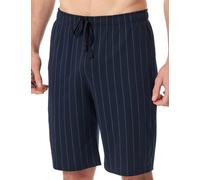 Schiesser Men's Long Pyjama Bottoms Organic Cotton Mix + Relax, Midnight blue_182186, 56