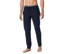 Schiesser Men's Long Pyjama Bottoms with Cuffs Organic Cotton Mix + Relax, Midnight blue_182183, 50