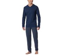 Schiesser Men's Herren Schlafanzug Lang-Nightwear Set Pajama, Admiral_182199, 60