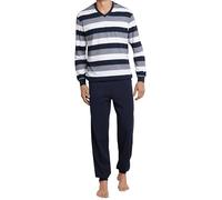 Schiesser Men's Long Pyjamas with Cuffs Nightwear Set 3XL/58