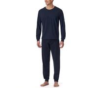 Schiesser Mens Nightwear Pyjamas Night Blue, Dark Blue_182196, 106