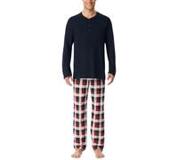 Schiesser Mens Nightwear Pyjamas Night Blue, Midnight blue_183167, 44