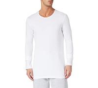 Schiesser Men's 95/5 Organic Cotton Long Sleeve Vest Underwear, White, XL