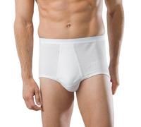 Schiesser Men's Plain Briefs white Weiß - white - Medium