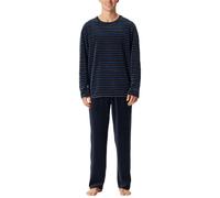 Schiesser Men's Pyjamas Long Nightwear Set Pyjama Set, Midnight blue_182023, 38