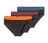 Schiesser Men's Rio Slip 3-Pack - Series "95/5", Contrast Stripes