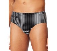 Schiesser Men's Schiesser Herren Badehose Slip Mit Reißverschlusstasche Enganliegend Single Jersey - Aqua Swim Trunks (Pack of 1)