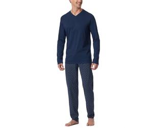Schiesser Men's Schiesser Herren Schlafanzug Lang - Nightwear Set Pajama Set (pack of 1)
