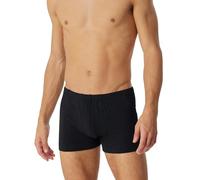 Schiesser Men's Unterwäsche Short für Männer Weich und Bequem Ohne Gummibund Bio Baumwolle-Cotton Casual Underwear, Black_180504, L
