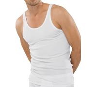 Schiesser Men's Sleeveless Undershirt - Original Double Rib