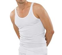 Schiesser Men's Sleeveless Undershirt - Original Double Rib