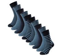 Schiesser Men's Socks, 10 Pack - "Bluebird", Cotton Mix, Solid/Patterned ...