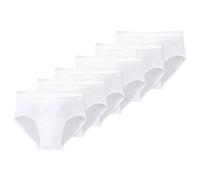 Schiesser Men's 2 Pack Sports Briefs with Fly - Essential Double Rib
