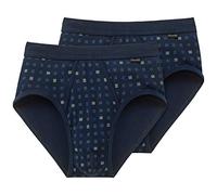 Schiesser Men's Sports Briefs (Pack of 2) Blue (815-Navy), 3XL EU