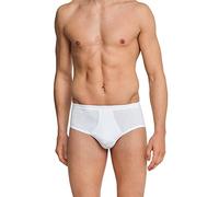 Schiesser Men's Sports Briefs, White (100-White), 4XL EU