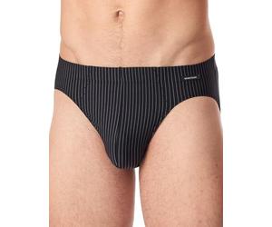 Schiesser Men's Supermini Microfibre Soft Cuffs- Pure Micro, Black_182175, L