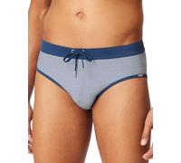 Schiesser Men's Swimming Trunks Tight Fitting Single Jersey - Aqua
