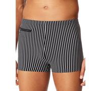 Schiesser Men's Swimming Trunks with Leg Swim Shorts with Zip Pocket Tight Fitting Single Jersey - Aqua