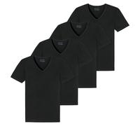 Schiesser Men's T-Shirt 4 Pack - Series "95/5", V-Neck, S-4XL