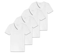 Schiesser Men's T-Shirt 4 Pack - Series "95/5", V-Neck, S-4XL